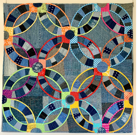 25-07: Double Denim Wedding Ring Quilt - Zoom Workshop
