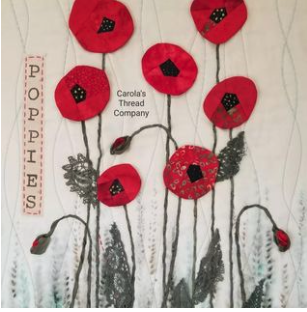 25-12: Poppy Art Quilting with Carola Russell